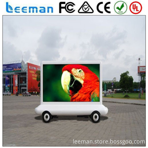 advertising outdoor led truck display Leeman 2015 outdoor mobile led display truck